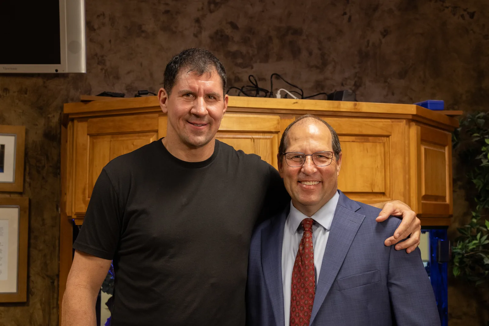 Dr. Gleave with a patient in the treatment room at the Rod Gleave, DMD dental office in Salt Lake City, UT