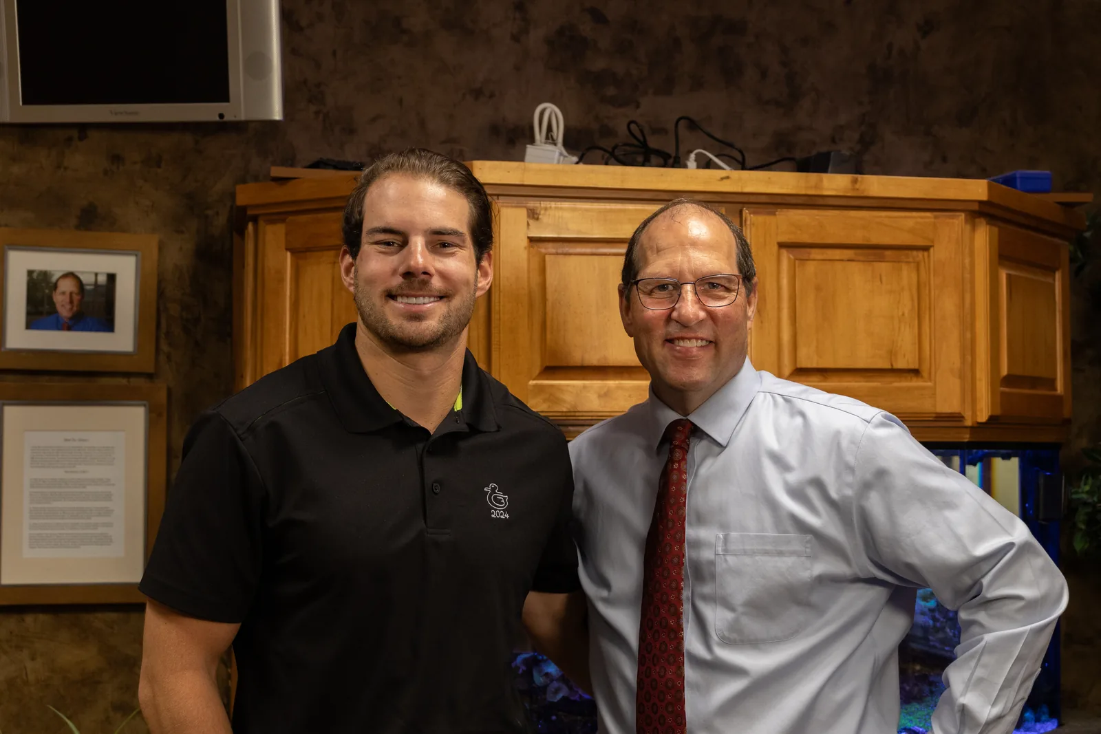 Dr. Gleave with a patient at the Rod Gleave, DMD dental office in Salt Lake City, UT