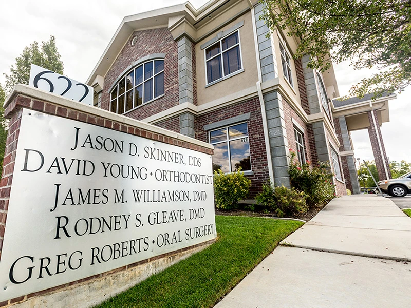 The welcoming reception area at the Rod Gleave, DMD dental office in Salt Lake City, UT
